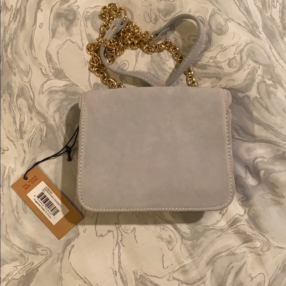 Zac Posen Americana mini crossbody suede bag - Picture 9 of 9